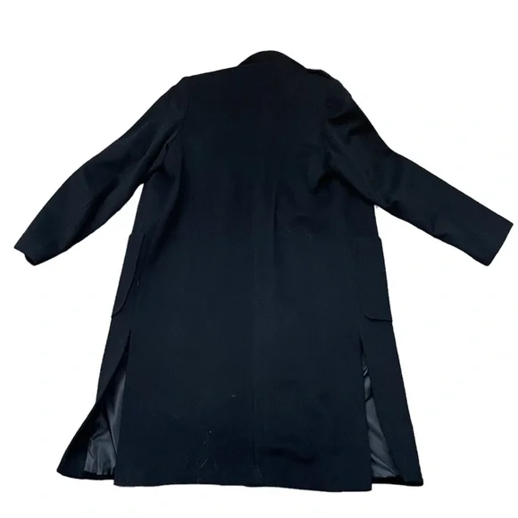 NWT Michael Kors Zipper Asymmetrical Wool Blend Long Coat (size 12)